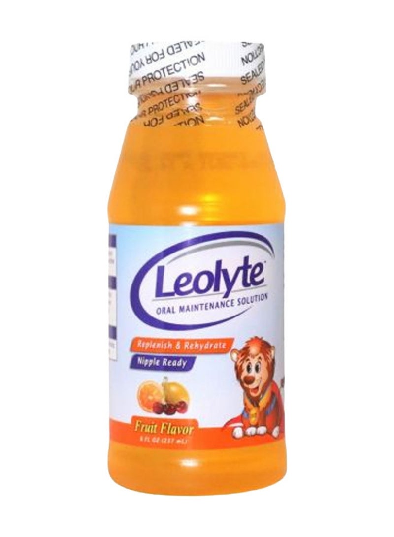 Leolyte محلول إعادة ترطيب الفم بالفواكه - إلكتروليتات لتخفيف الجفاف 237 مل، عبوة من 4 - Image 2